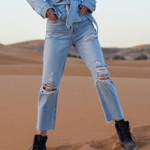 Pacsun High Rise Straight Jeans